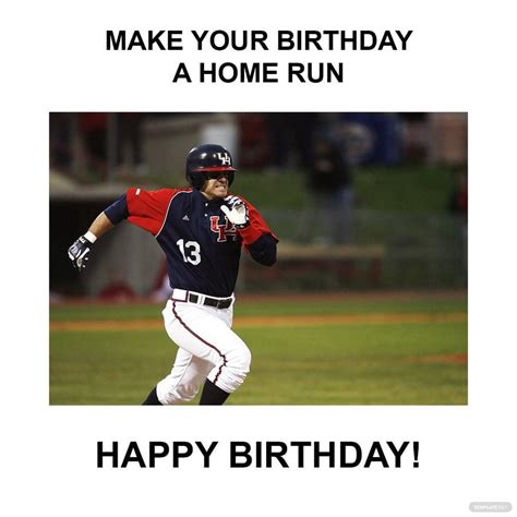 happy birthday baseball meme gif